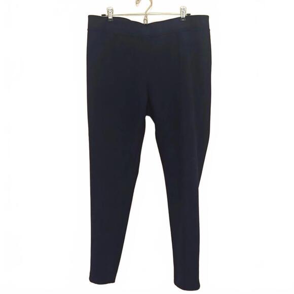 Andrew Marc Pants - Stylish Navy Blue Leggings - Comfortable Stretch Fabric